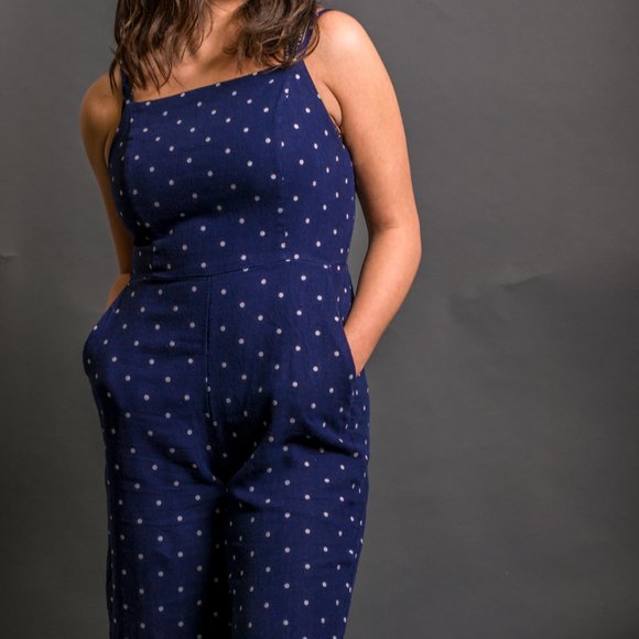 Navy Polka Dot Jumper by Old Navy - Picture 6 of 8